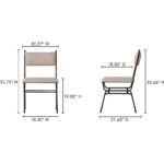 Posta Dining Chair Beige QN-1034-34 QN 1034 34 70