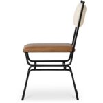 Posta Dining Chair Brown Leather QN-1034-37 QN 1034 37 Posta side shadsilo