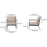 Vecchia Accent Chair Beige 19 Vecchia Accent Chair Beige QN-1035-34 QN 1035 34 70