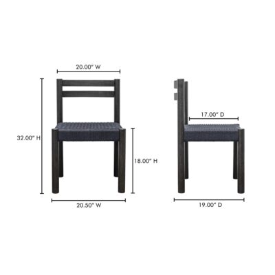 Finn Dining Chair – Set Of Two QO-1004-02 QO 1004 02 70