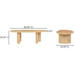 Louise Dining Table Natural QO-1007-24-0 QO 1007 24 0 70
