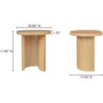 Louise Accent Table Natural QO-1010-24-0 QO 1010 24 0 70