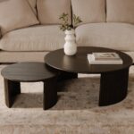 Penny Small Coffee Table Dark Brown QO-1011-20 QO 1011 20 10