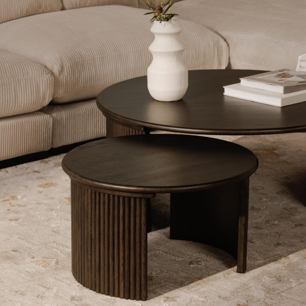 Penny Small Coffee Table Dark Brown - Image 12