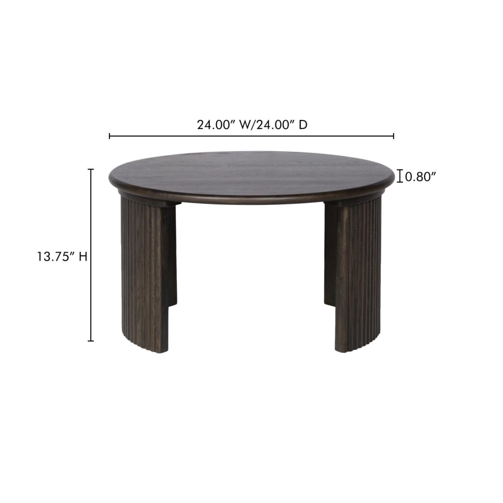 Penny Small Coffee Table Dark Brown - Image 14