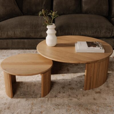 Penny Small Coffee Table Natural QO-1011-24 QO 1011 24 10