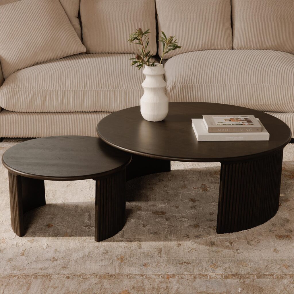 Penny Large Coffee Table Dark Brown - Image 9