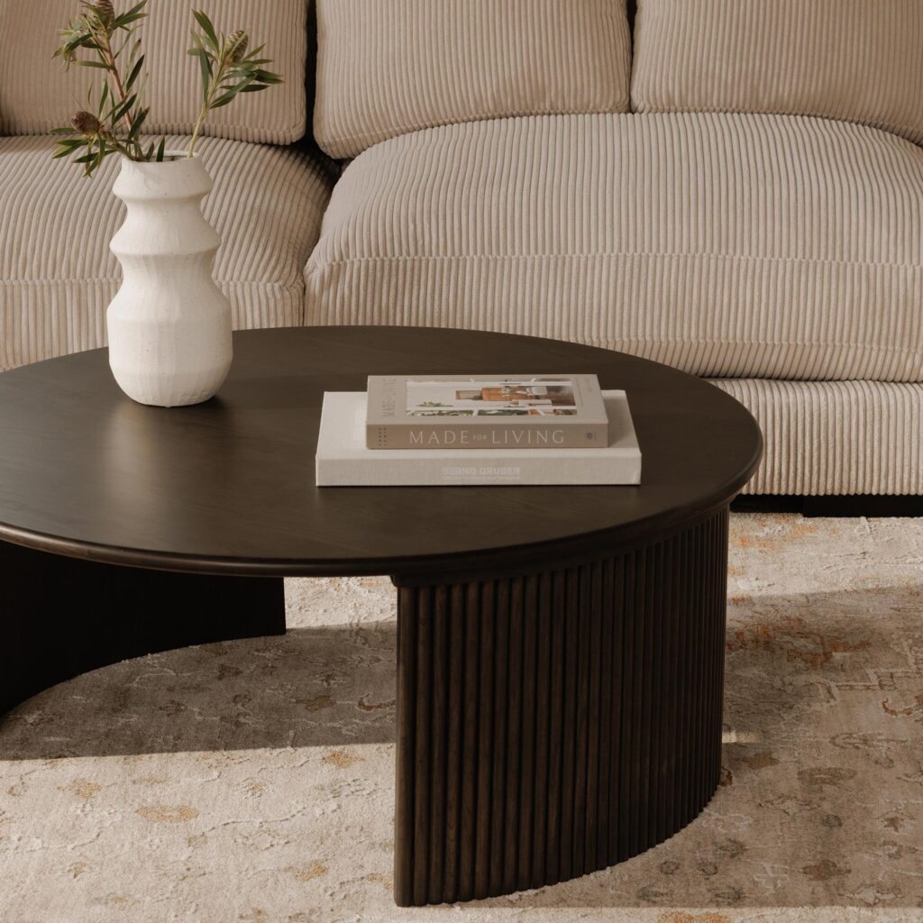 Penny Large Coffee Table Dark Brown - Image 10