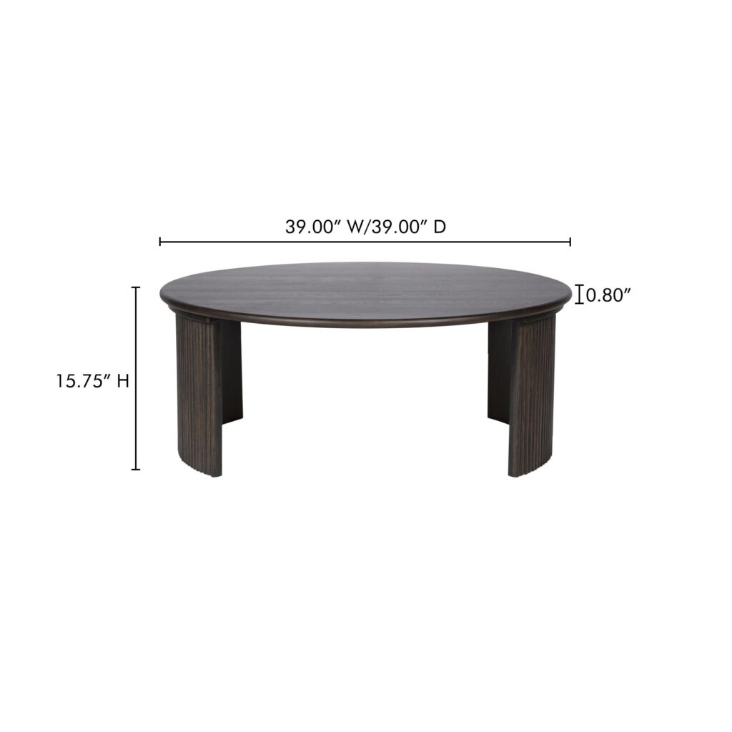 Penny Large Coffee Table Dark Brown - Image 12