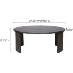 Penny Large Coffee Table Dark Brown QO-1012-20 QO 1012 20 70