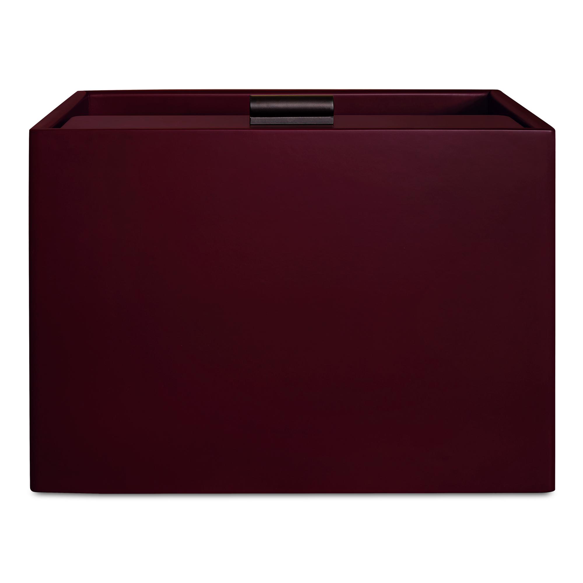 Jolene Nightstand Deep Red 5 Jolene Nightstand Deep Red - Image 5