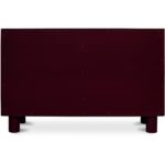 Jolene 6 Drawer Dresser Deep Red QO-1014-06 QO 1014 06 Jolene back shadsilo