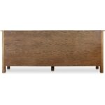 Caroline Sideboard Warm Brown QO-1016-03 QO 1016 03 Caroline back shadsilo