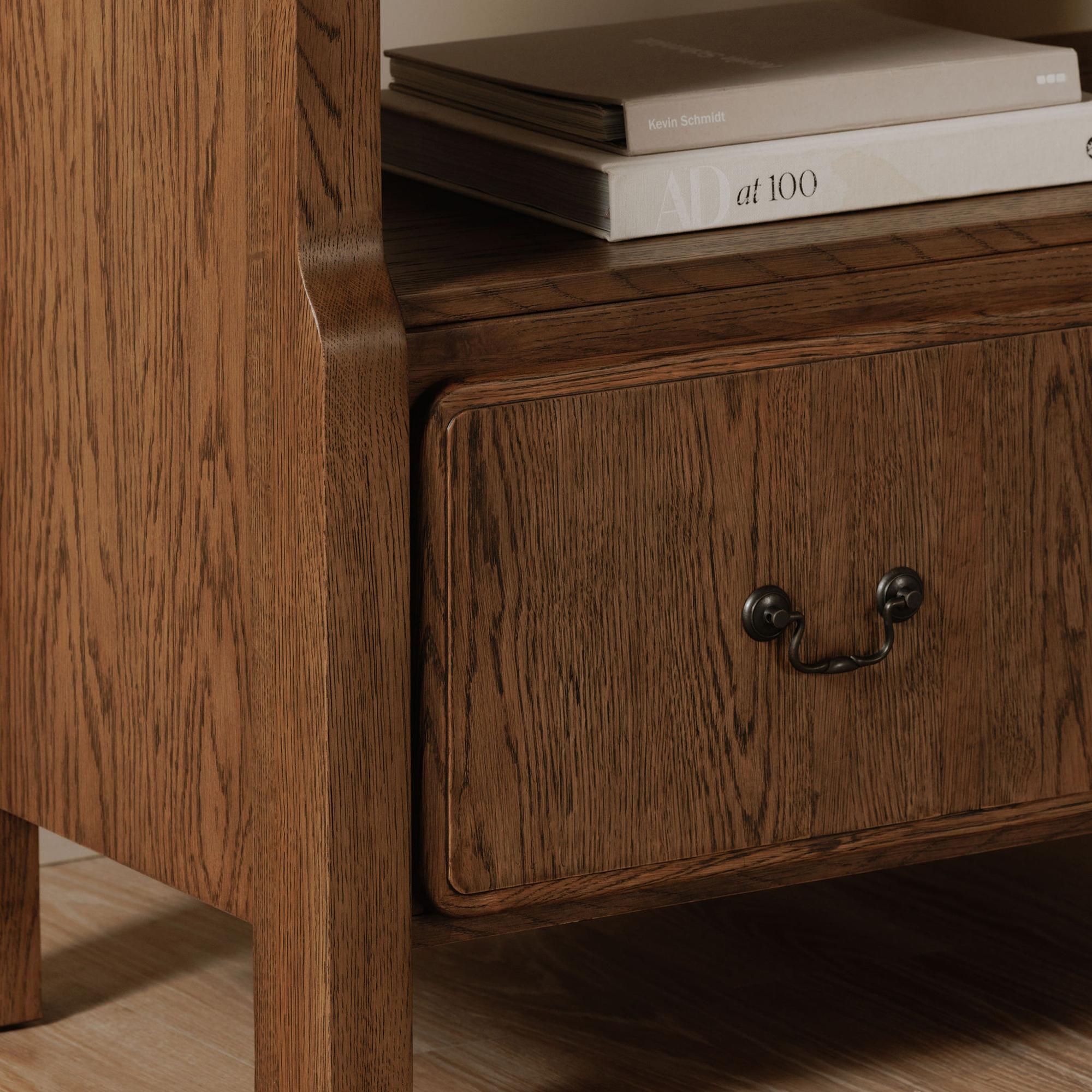 Caroline Bookcase Warm Brown 7 Caroline Bookcase Warm Brown - Image 7