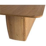 Winston Dining Table Rustic Oak QO-1019-24-0 QO 1019 24 0 Winston closeup shadsilo