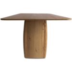 Winston Dining Table Rustic Oak QO-1019-24-0 QO 1019 24 0 Winston side right shadsilo