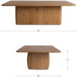 Winston Coffee Table Rustic Oak QO-1020-24-0 QO 1020 24 0 70