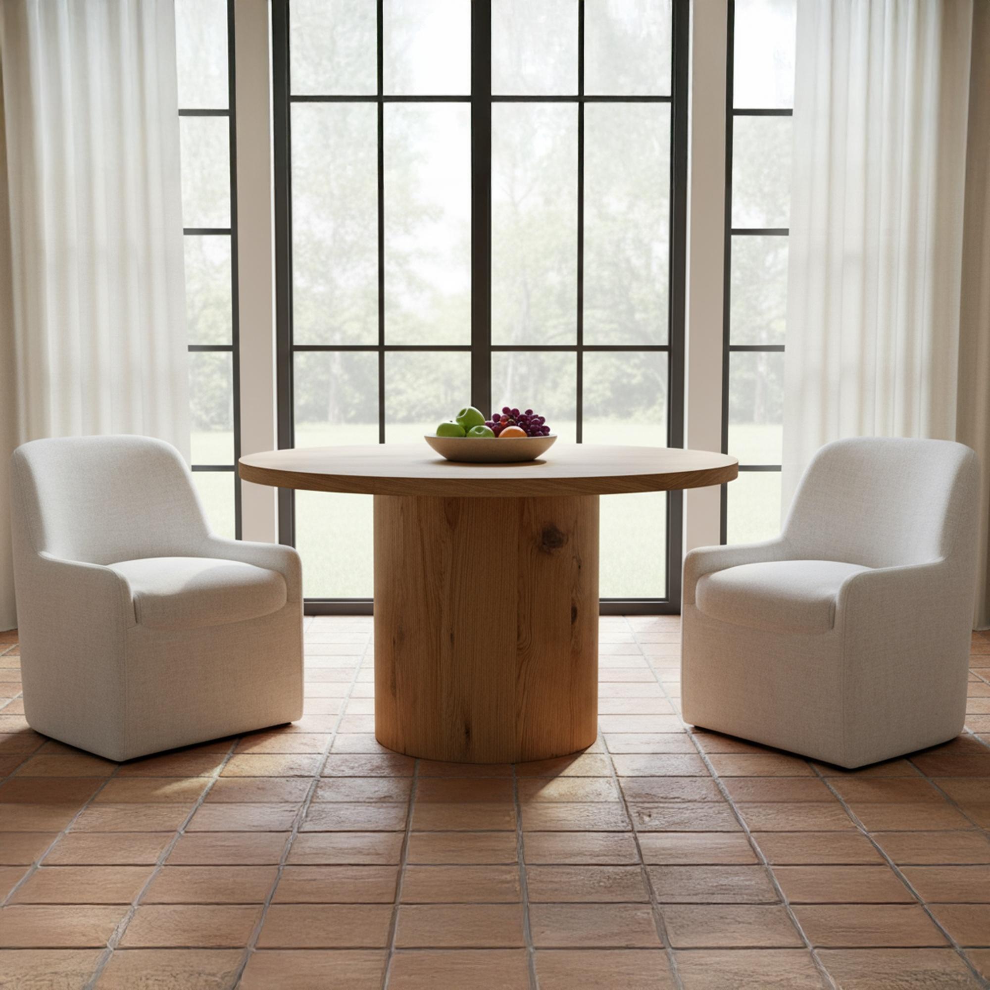 Hansen Dining Table Rustic Oak 5 Hansen Dining Table Rustic Oak - Image 5