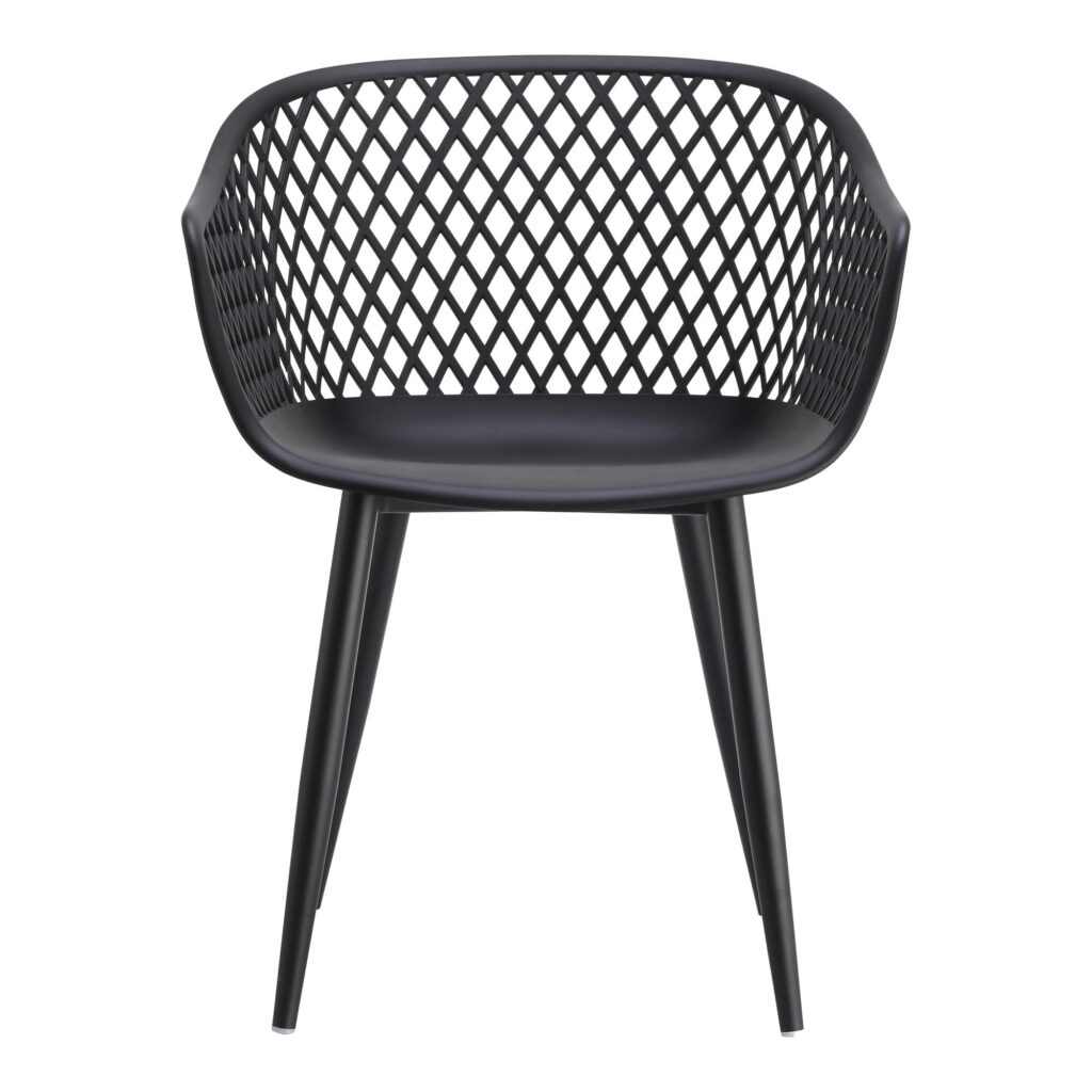 Piazza Outdoor Chair Black (Set of 2) - Image 4