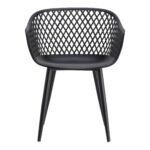Piazza Outdoor Chair Black (Set of 2) 12 Piazza Outdoor Chair Black (Set of 2) QX-1001-02 QX 1001 02