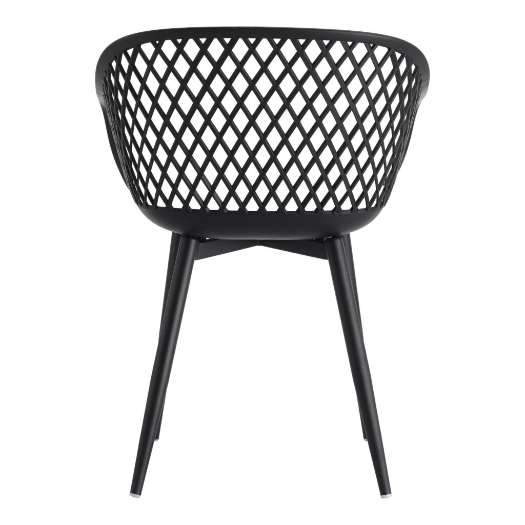 Piazza Outdoor Chair Black (Set of 2) - Image 7