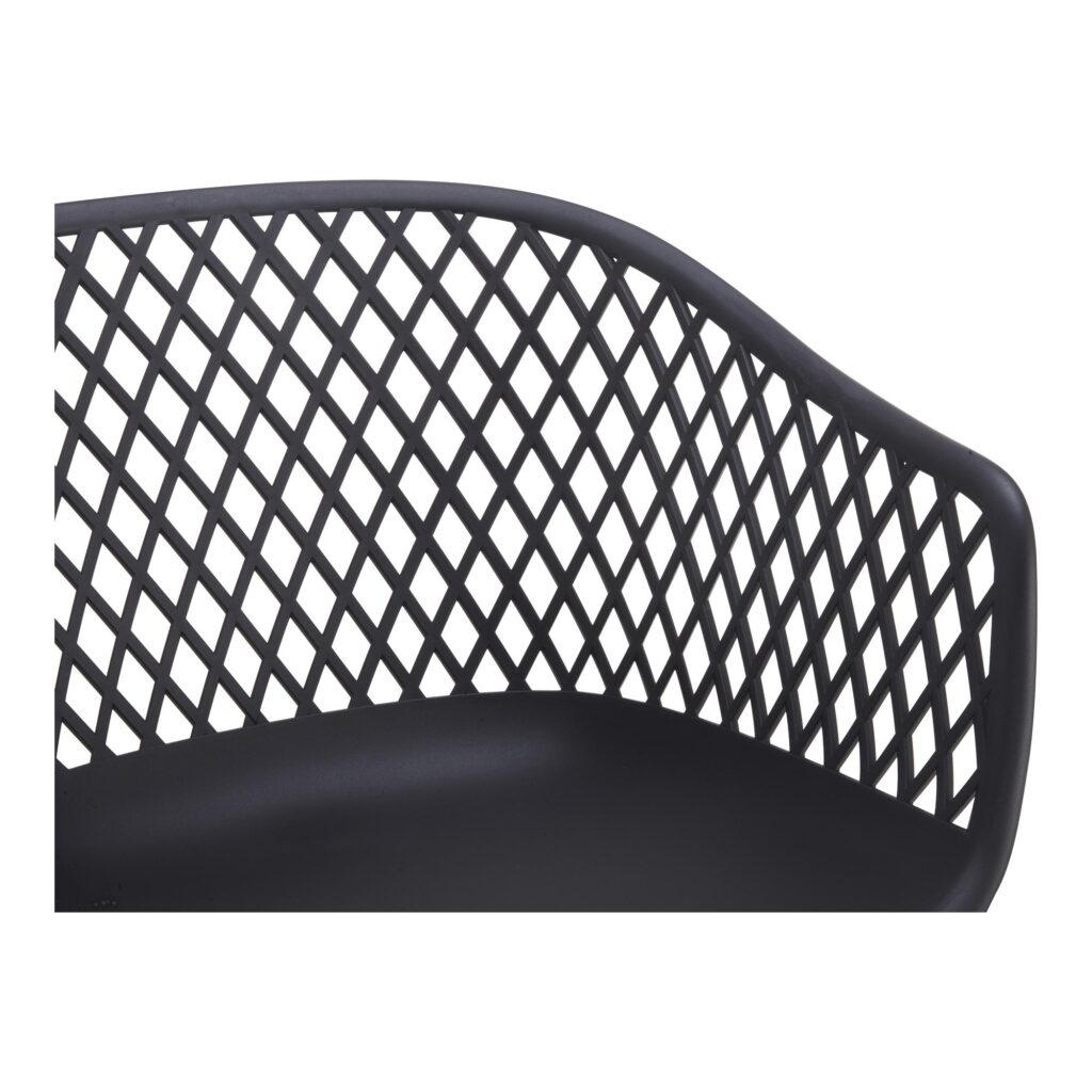 Piazza Outdoor Chair Black (Set of 2) - Image 8