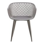 Piazza Outdoor Chair Grey (Set of 2) 12 Piazza Outdoor Chair Grey (Set of 2) QX-1001-15 QX 1001 15