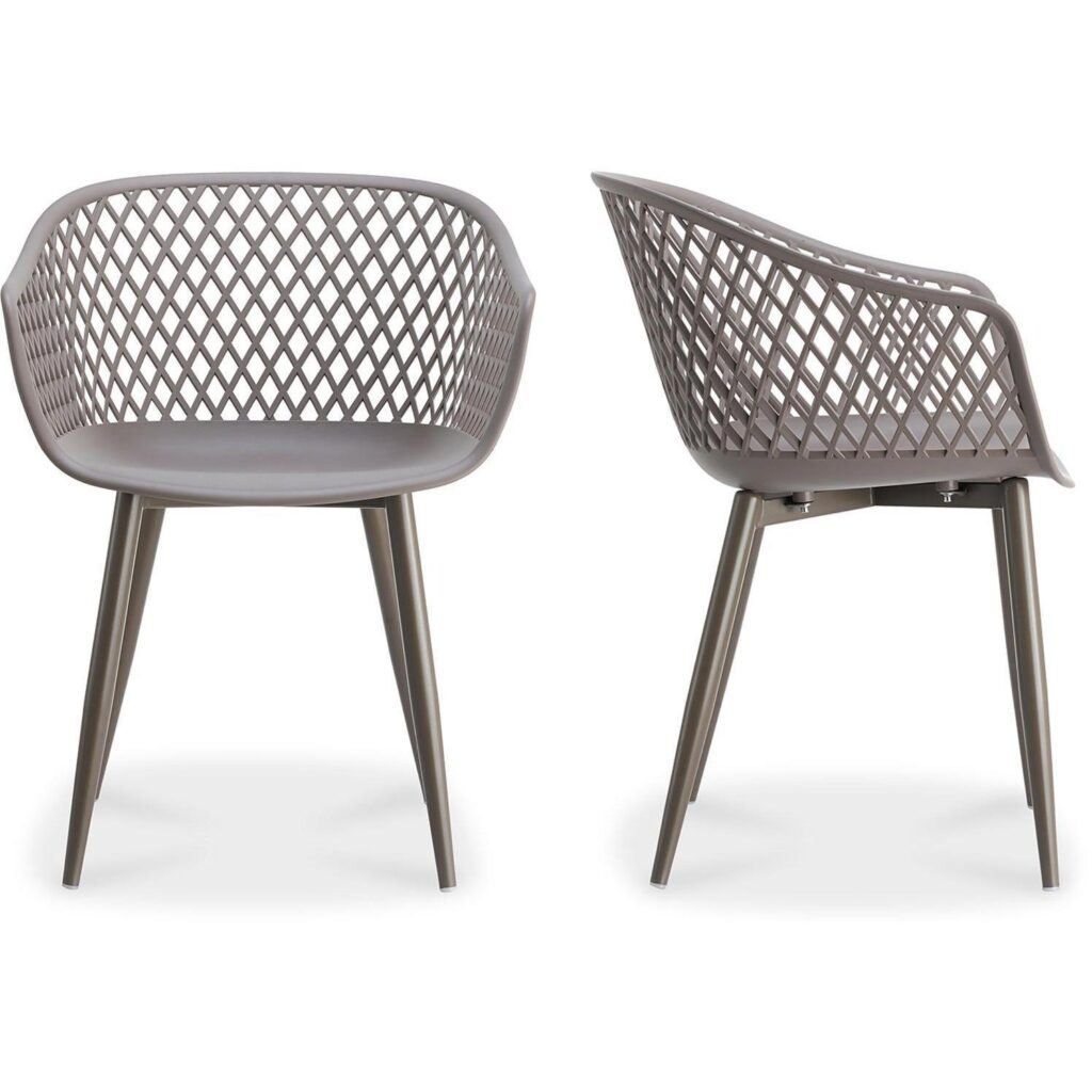 Piazza Outdoor Chair Grey (Set of 2)