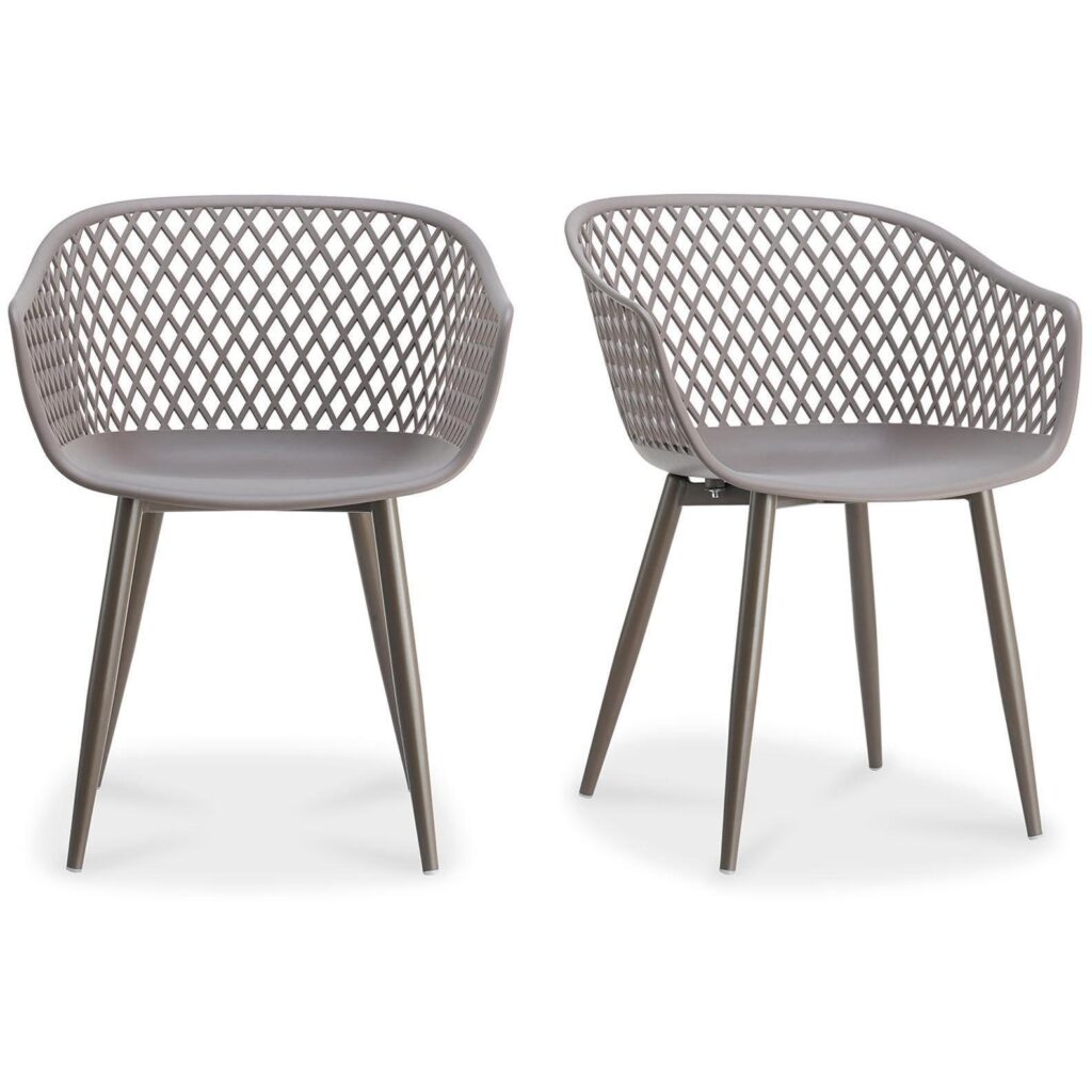 Piazza Outdoor Chair Grey (Set of 2) - Image 2