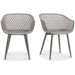 Piazza Outdoor Chair Grey (Set of 2) 10 Piazza Outdoor Chair Grey (Set of 2) QX-1001-15 QX 1001 15 81