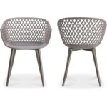 Piazza Outdoor Chair Grey (Set of 2) 11 Piazza Outdoor Chair Grey (Set of 2) QX-1001-15 QX 1001 15 82