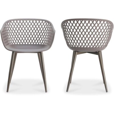 Piazza Outdoor Chair Grey (Set of 2) QX-1001-15 QX 1001 15 82