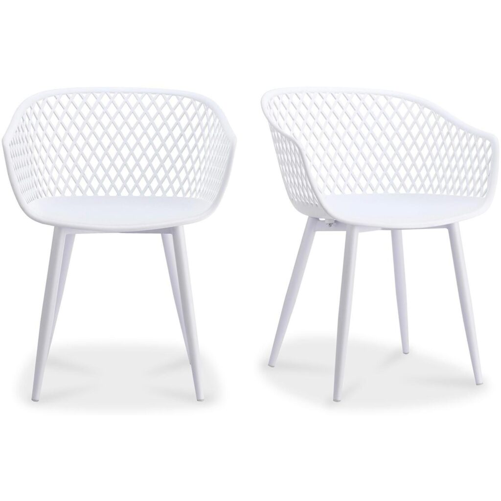 Piazza Outdoor Chair White (Set of 2)