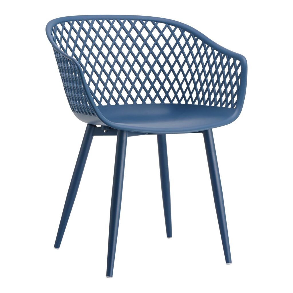 Piazza Outdoor Chair Blue (Set of 2) - Image 5