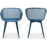 Piazza Outdoor Chair Blue (Set of 2) QX-1001-26 QX 1001 26 82