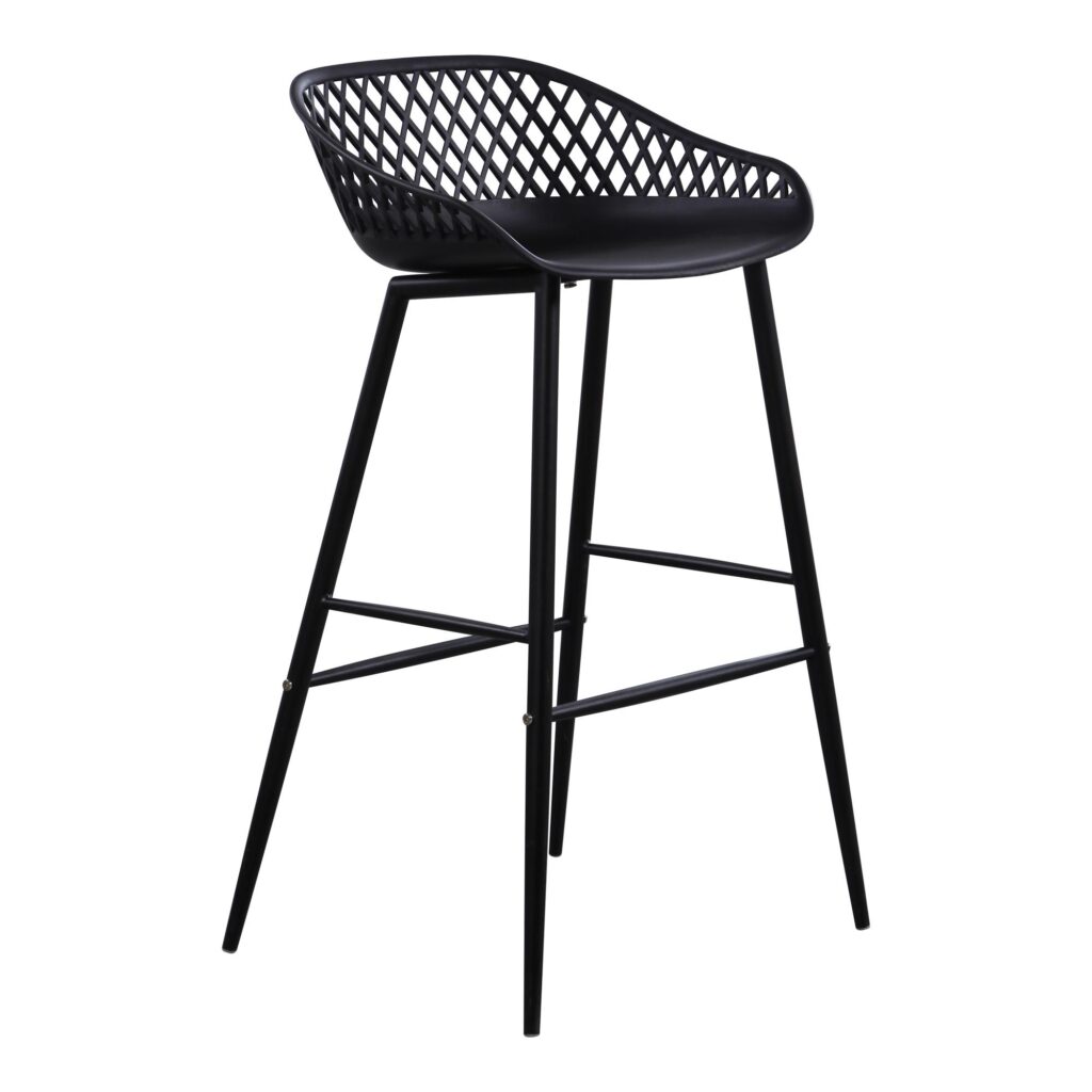 Piazza Outdoor Barstool Black (Set of 2) - Image 6