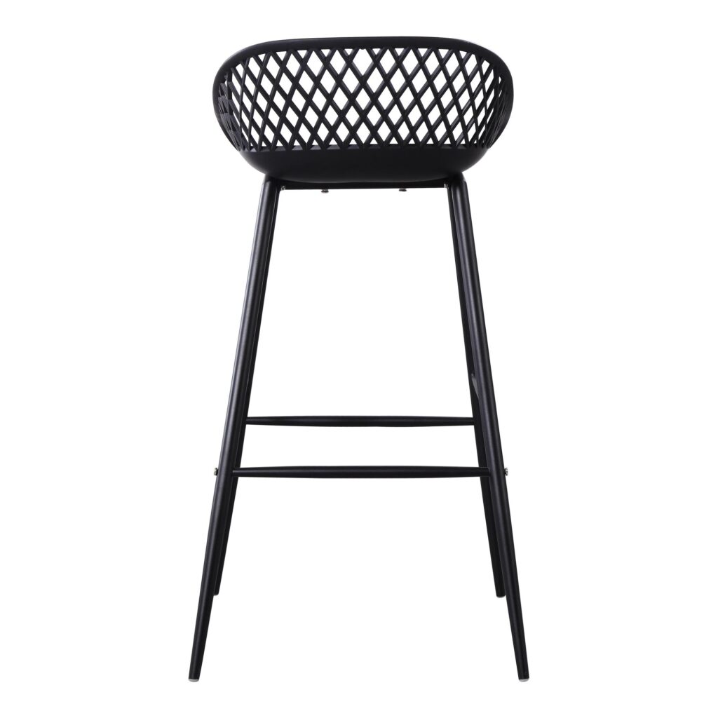 Piazza Outdoor Barstool Black (Set of 2) - Image 8