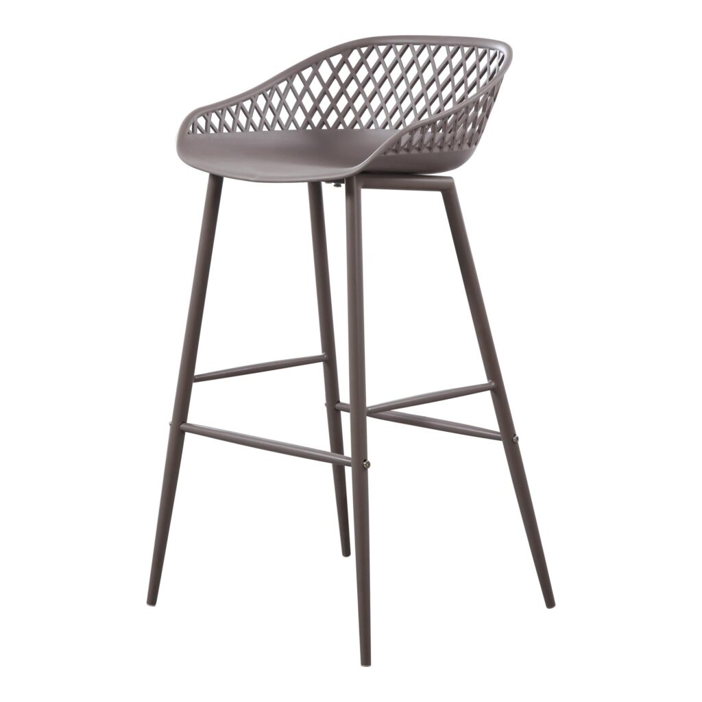 Piazza Outdoor Barstool Grey (Set of 2) - Image 5