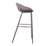 Piazza Outdoor Barstool Grey (Set of 2) 16 Piazza Outdoor Barstool Grey (Set of 2) QX-1004-15 QX 1004 15 03
