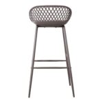 Piazza Outdoor Barstool Grey (Set of 2) 17 Piazza Outdoor Barstool Grey (Set of 2) QX-1004-15 QX 1004 15 04
