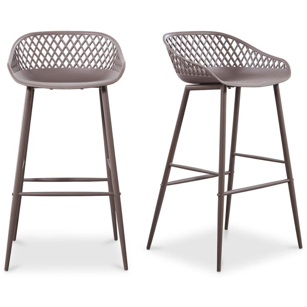 Piazza Outdoor Barstool Grey (Set of 2) - Image 2