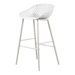 Piazza Outdoor Barstool White (Set of 2) 15 Piazza Outdoor Barstool White (Set of 2) QX-1004-18 QX 1004 18 02