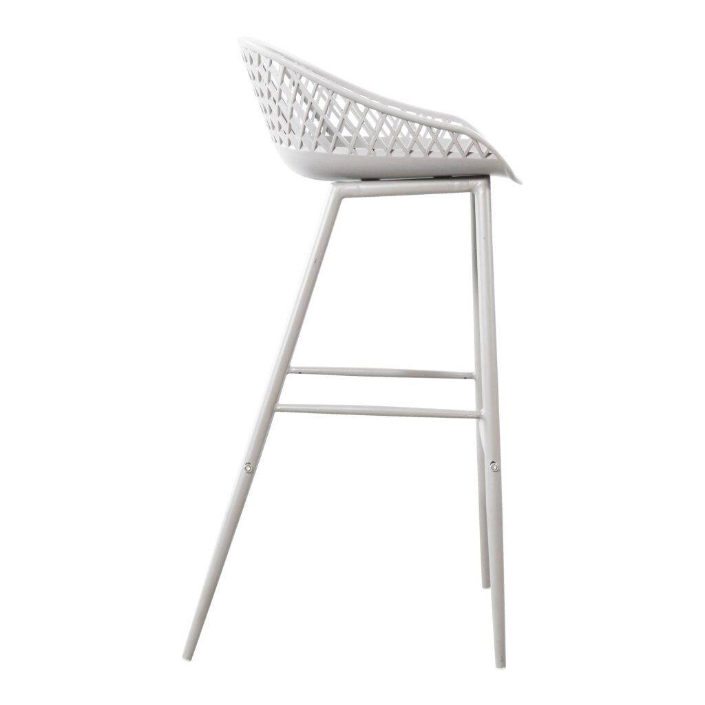 Piazza Outdoor Barstool White (Set of 2) - Image 7