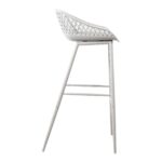 Piazza Outdoor Barstool White (Set of 2) 16 Piazza Outdoor Barstool White (Set of 2) QX-1004-18 QX 1004 18 03