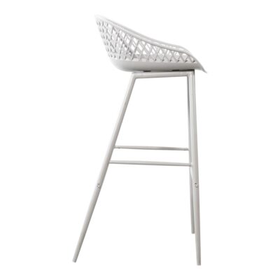 Piazza Outdoor Barstool White (Set of 2) QX-1004-18 QX 1004 18 03