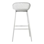 Piazza Outdoor Barstool White (Set of 2) 17 Piazza Outdoor Barstool White (Set of 2) QX-1004-18 QX 1004 18 04