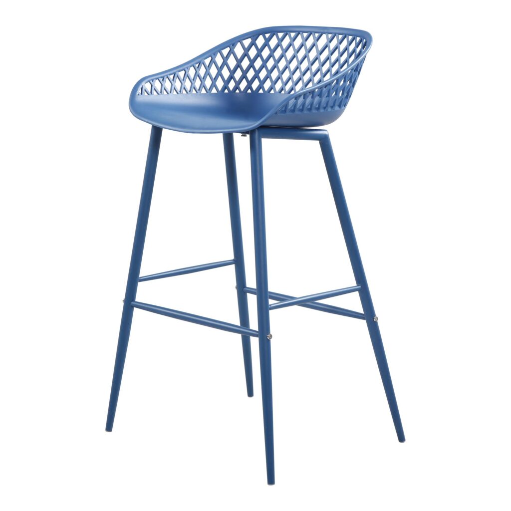 Piazza Outdoor Barstool Blue (Set of 2) - Image 5