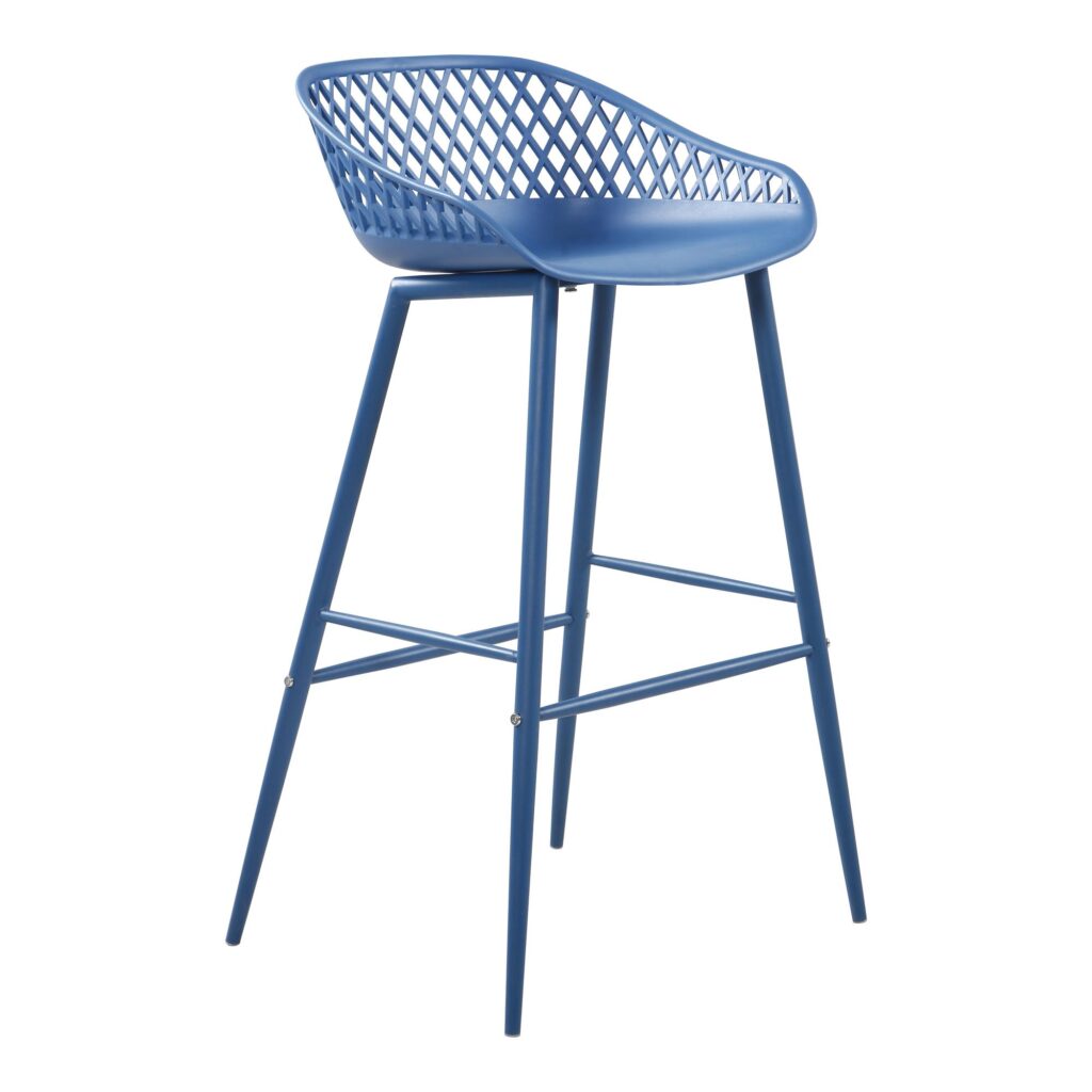 Piazza Outdoor Barstool Blue (Set of 2) - Image 7