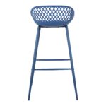 Piazza Outdoor Barstool Blue (Set of 2) 17 Piazza Outdoor Barstool Blue (Set of 2) QX-1004-26 QX 1004 26 04
