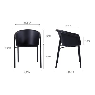 Shindig Outdoor Dining Chair (Set of 2) QX-1006-02 QX 1006 02 70